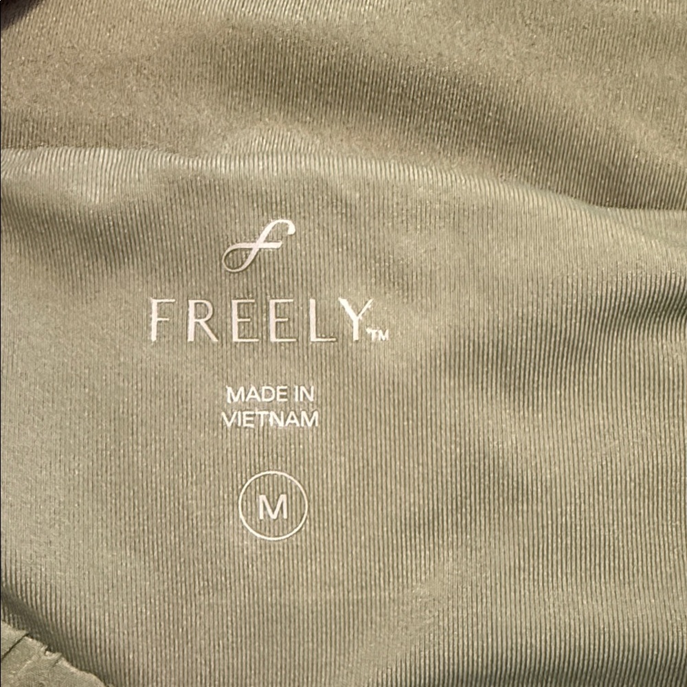 Freely Women's Athletic Shorts - Olive Green